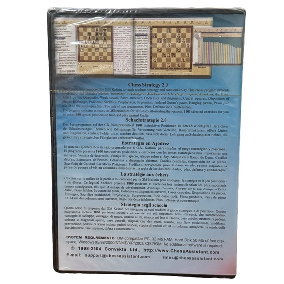 NEW SEALED Lot of (2) Chess Strategy CD’s IBM Compatible - Picture 6 of 6